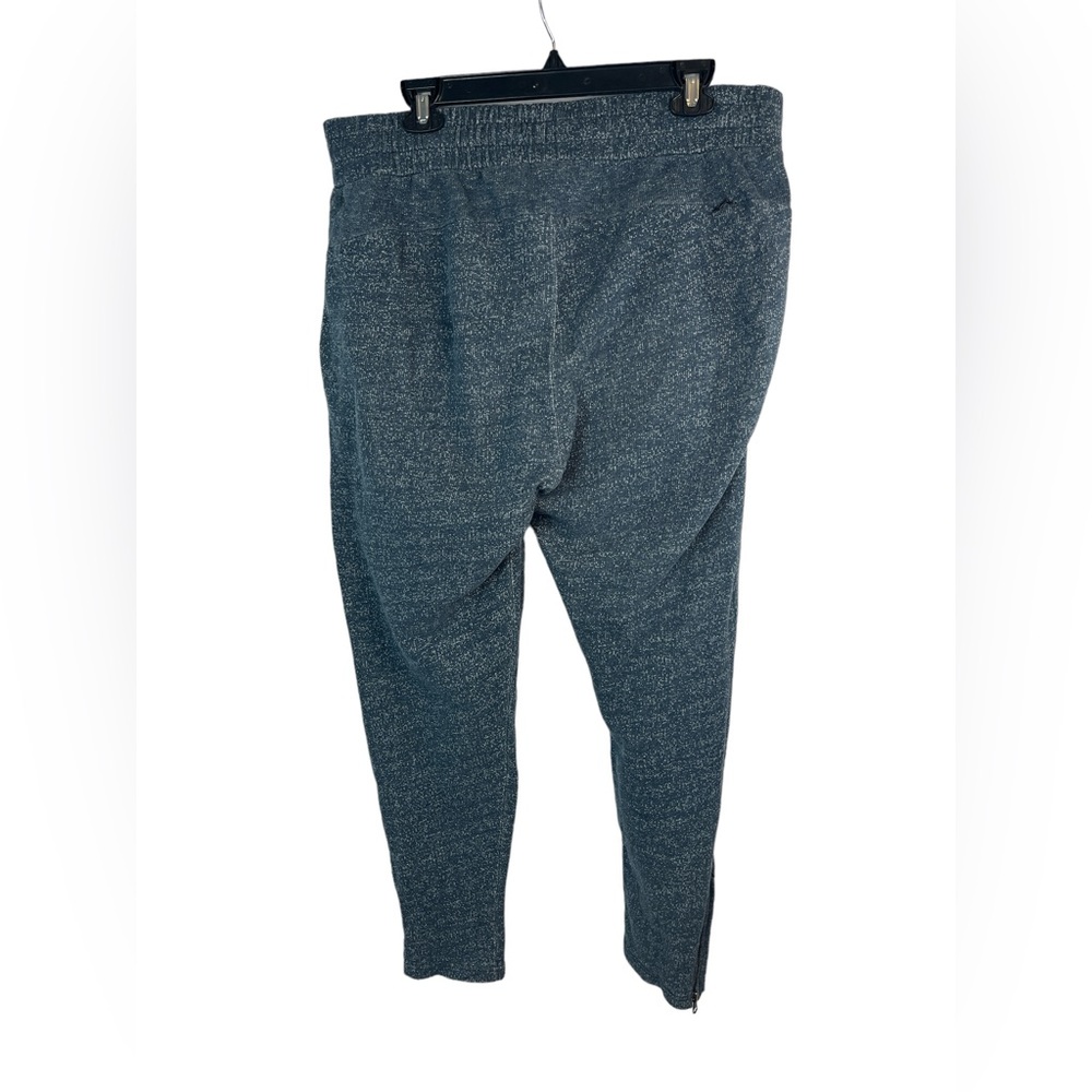 Pact mens organic cotton Heathered blue jogger with zipper ankle size XL - Picture 4 of 6